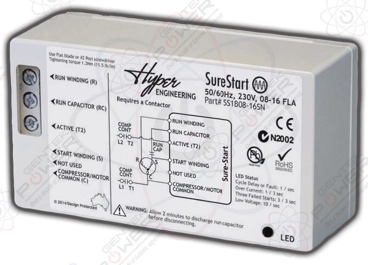 Home AC soft starter unit
